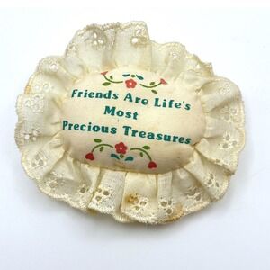 Russ Magnet Friends Are‎ Lifes Most Precious Treasures Small Puffy Pillow Decor
